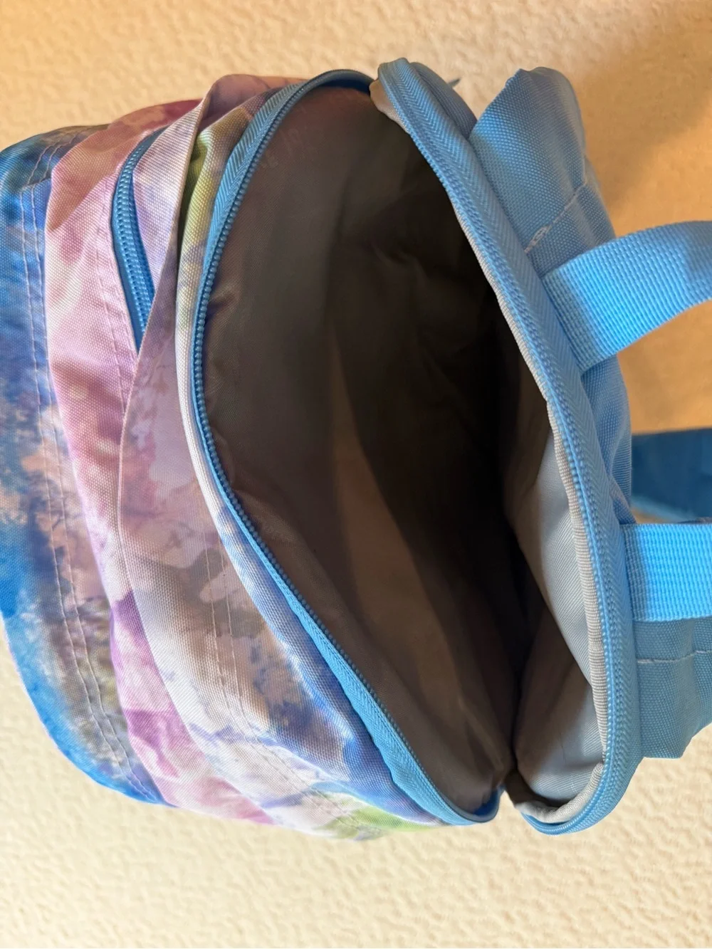 Jansport Tie-Dye Multi Color Kids Backpack - Blue/Purple/Pink